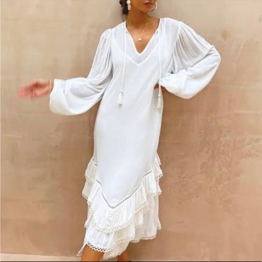 Never Fully Dressed White Harmony Maxi Dress